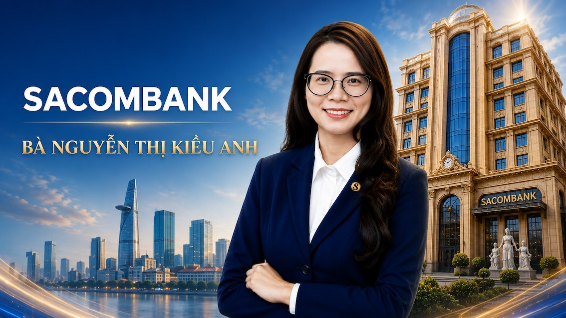 Bà Nguyễn Thị Kiều Anh và dấu ấn lãnh đạo tại SACOMBANK