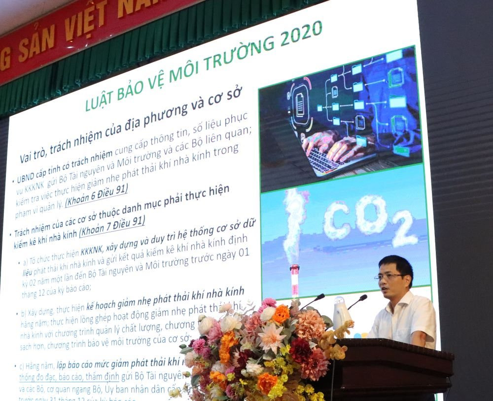 Tập huấn kiểm kê khí nhà kính cho doanh nghiệp trên địa bàn Hà Nội