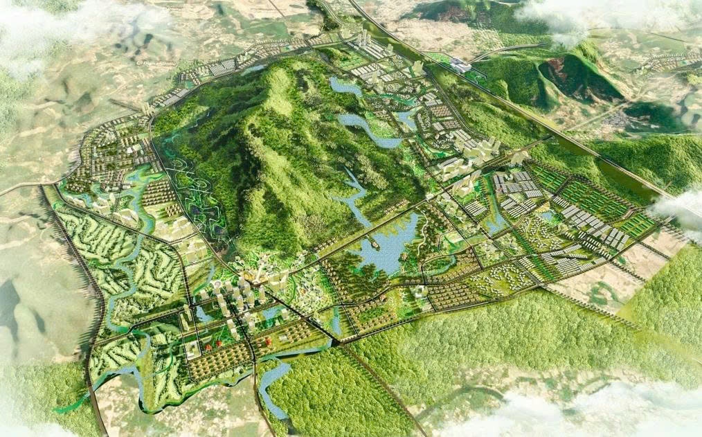 Phối cảnh phân khu đô thị Sườn Đồi. Ảnh: UBND TP Đà Nẵng Phối cảnh phân khu đô thị Sườn Đồi. Ảnh: UBND TP Đà Nẵng