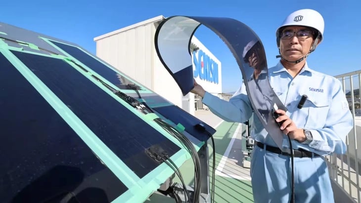 Nhật Bản đầu tư phát triển pin mặt trời siêu mỏng Nhật Bản đầu tư phát triển pin mặt trời siêu mỏng