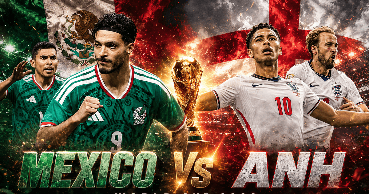 Tổng hợp dự đoán tỉ số Mexico vs Anh lúc 7h ngày 06/07/2026