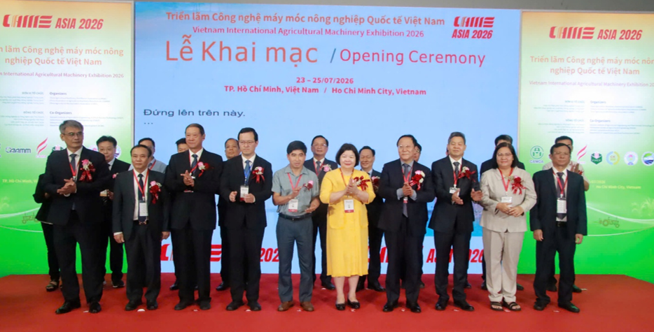 Khai mạc CIAME Asia Vietnam 2026: Đưa công nghệ nông nghiệp thế giới đến gần hơn với Việt Nam Khai mạc CIAME Asia Vietnam 2026: Đưa công nghệ nông nghiệp thế giới đến gần hơn với Việt Nam