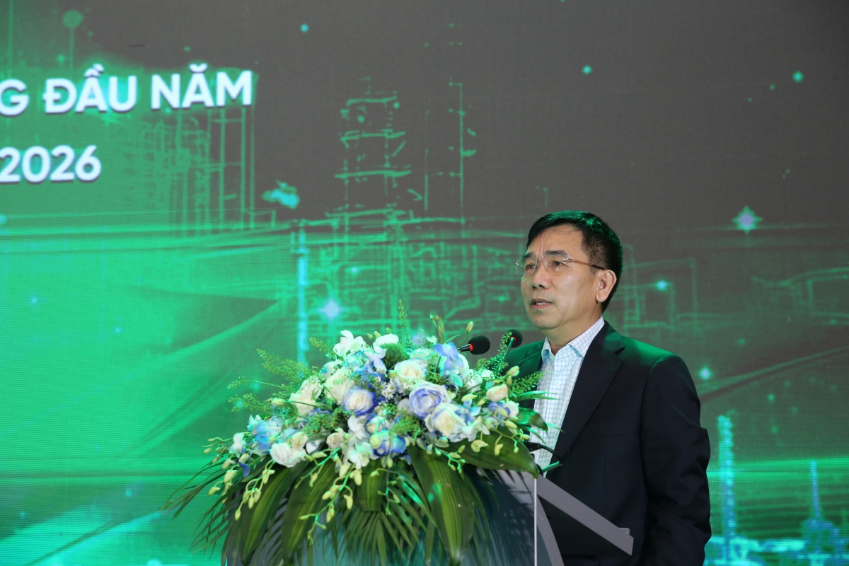 Phó Tổng Giám đốc Petrovietnam Lê Xuân Huyên phát biểu chỉ đạo tại Hội nghị. Ảnh: BSR Phó Tổng Giám đốc Petrovietnam Lê Xuân Huyên phát biểu chỉ đạo tại Hội nghị. Ảnh: BSR