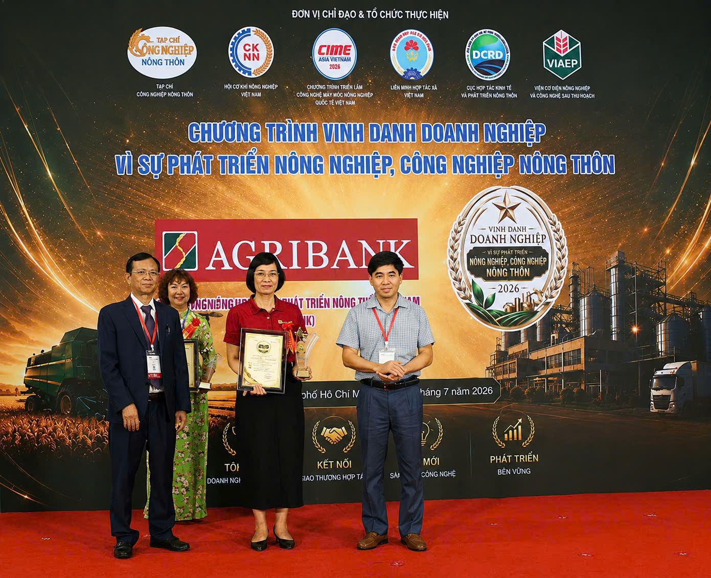 Vinh danh Doanh nghiệp tại CIAME Asia Vietnam 2026: Những dấu ấn tiên phong kiến tạo nền nông nghiệp hiện đại Vinh danh Doanh nghiệp tại CIAME Asia Vietnam 2026: Những dấu ấn tiên phong kiến tạo nền nông nghiệp hiện đại