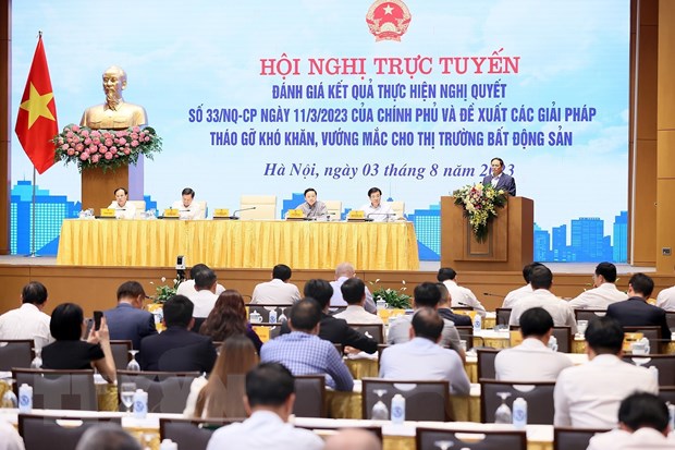Chung tay tháo gỡ vướng mắc, thúc đẩy thị trường bất động sản Chung tay tháo gỡ vướng mắc, thúc đẩy thị trường bất động sản