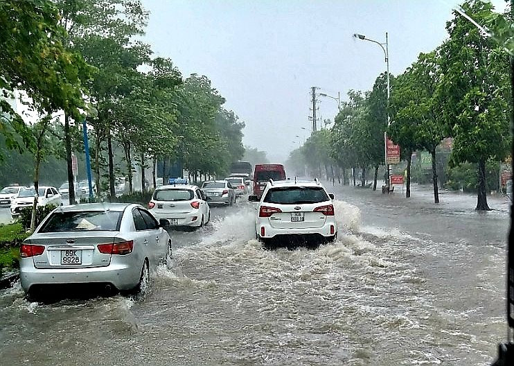 Cơ quan khí tượng cảnh báo ngập lụt khu vực nội thành Hà Nội Cơ quan khí tượng cảnh báo ngập lụt khu vực nội thành Hà Nội