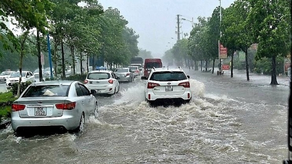 Cơ quan khí tượng cảnh báo ngập lụt khu vực nội thành Hà Nội