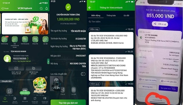 Tin ngân hàng ngày 14/8: Xuất hiện trang web giả mạo bill chuyển khoản của nhiều ngân hàng Tin ngân hàng ngày 14/8: Xuất hiện trang web giả mạo bill chuyển khoản của nhiều ngân hàng