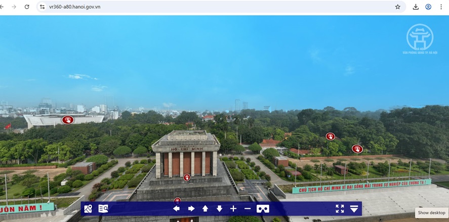 Khám phá Quảng trường Ba Đình qua công nghệ thực tế ảo