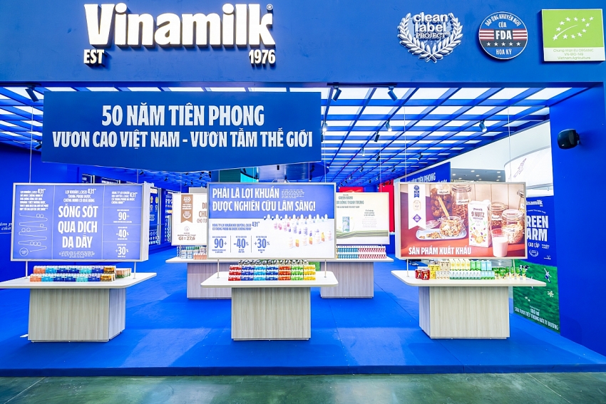 Vinamilk tạo điểm nhấn tại triển lãm thành tựu đất nước 80 năm Vinamilk tạo điểm nhấn tại triển lãm thành tựu đất nước 80 năm