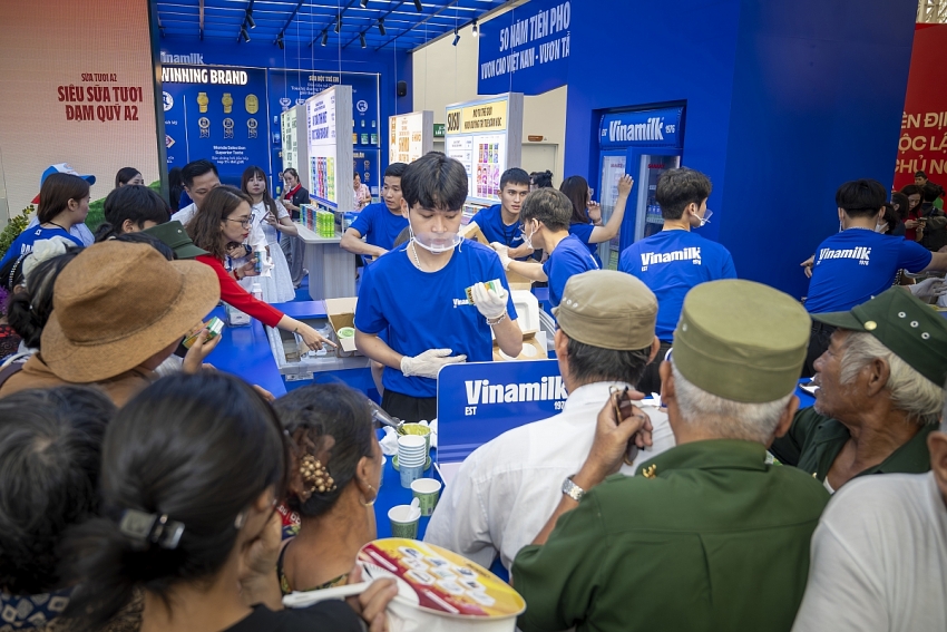 Vinamilk tạo điểm nhấn tại triển lãm thành tựu đất nước 80 năm Vinamilk tạo điểm nhấn tại triển lãm thành tựu đất nước 80 năm