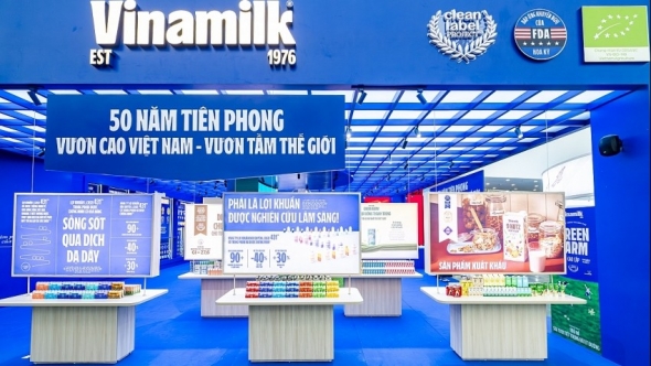 Vinamilk tạo điểm nhấn tại triển lãm thành tựu đất nước 80 năm