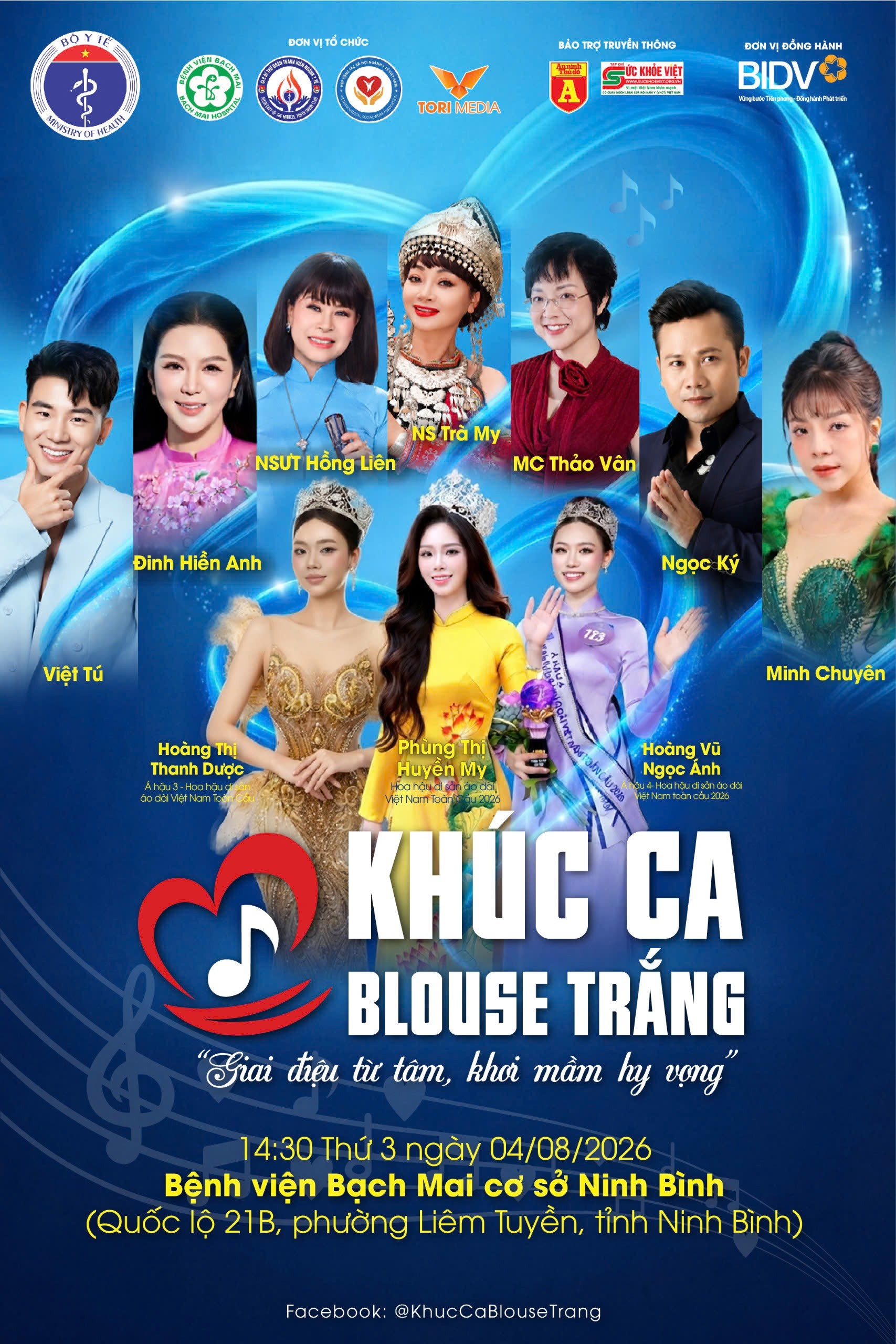 Khúc Ca Blouse Trắng 2026": Giai Điệu Từ Tâm Khơi Mầm Hy Vọng Tại Bệnh Viện Bạch Mai Cơ Sở Ninh Bình Khúc Ca Blouse Trắng 2026
