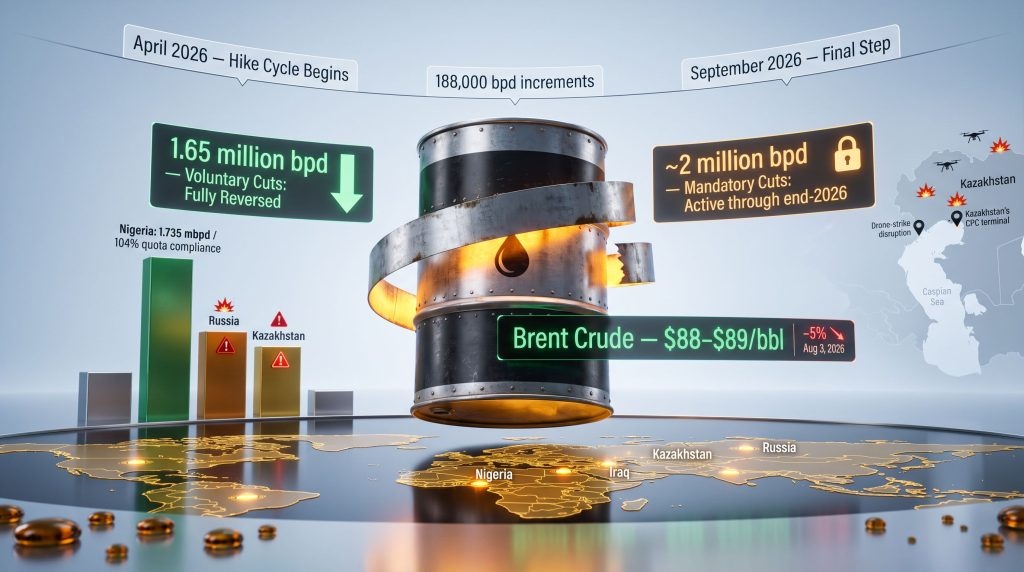 OPEC+ bước vào giai đoạn đàm phán hạn ngạch cho năm 2027 OPEC+ bước vào giai đoạn đàm phán hạn ngạch cho năm 2027