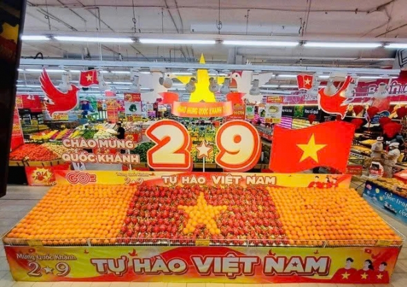Doanh nghiệp bán lẻ tăng nguồn hàng, đẩy mạnh khuyến mãi phục vụ kỳ nghỉ Quốc khánh 2/9