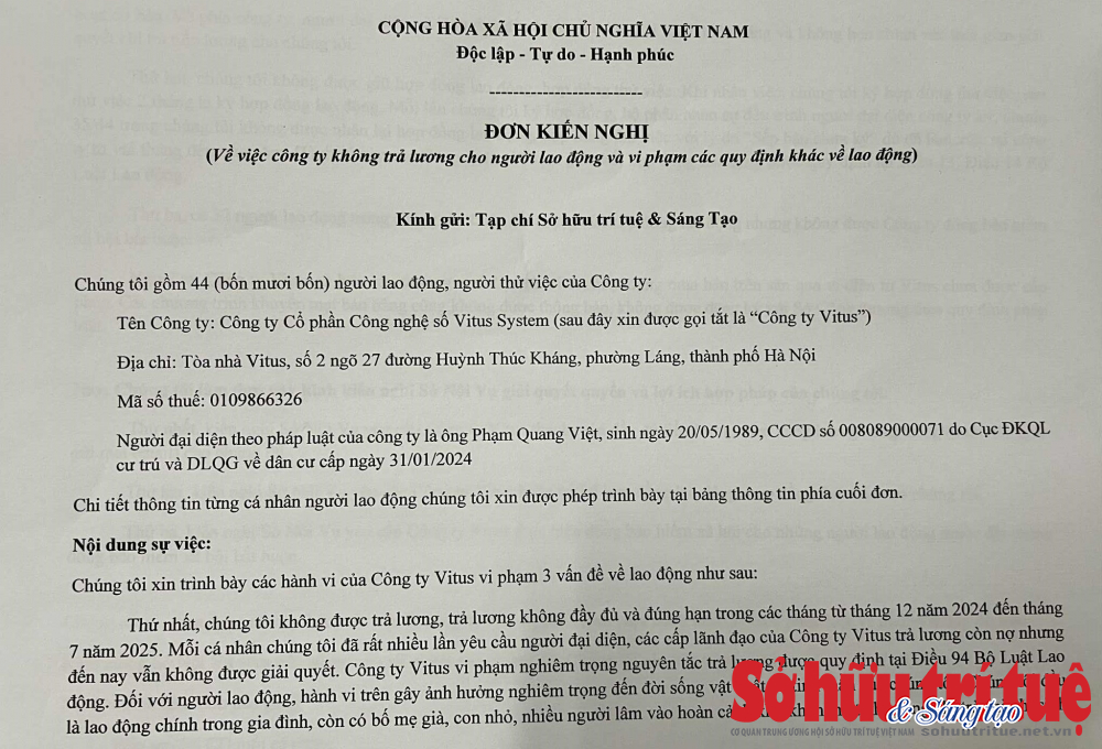 Sàn thương mại điện tử Vitus: ‘Vén màn’ mạng lưới kinh doanh bí ẩn phía sau?