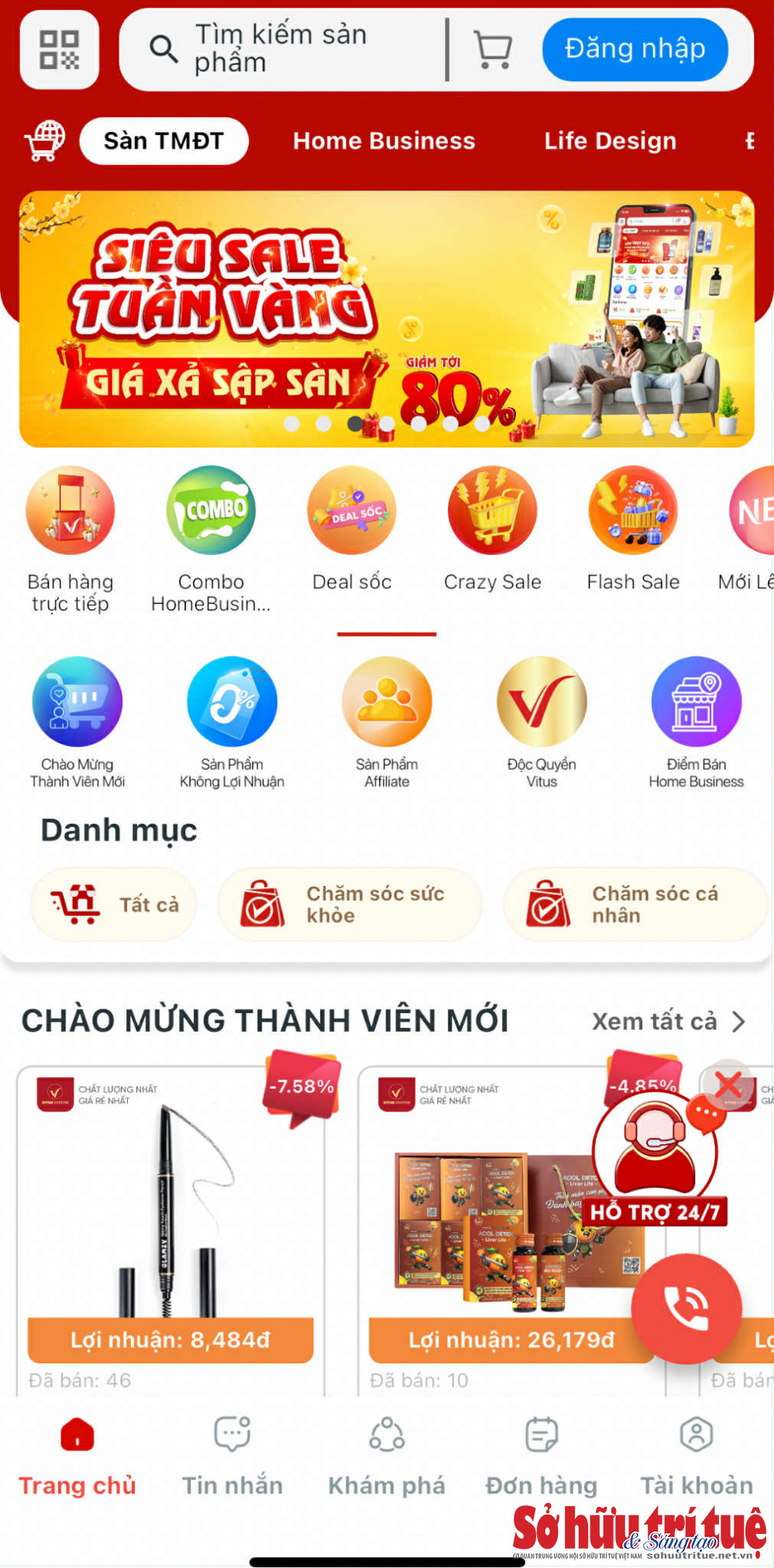 Sàn thương mại điện tử Vitus: ‘Vén màn’ mạng lưới kinh doanh bí ẩn phía sau?