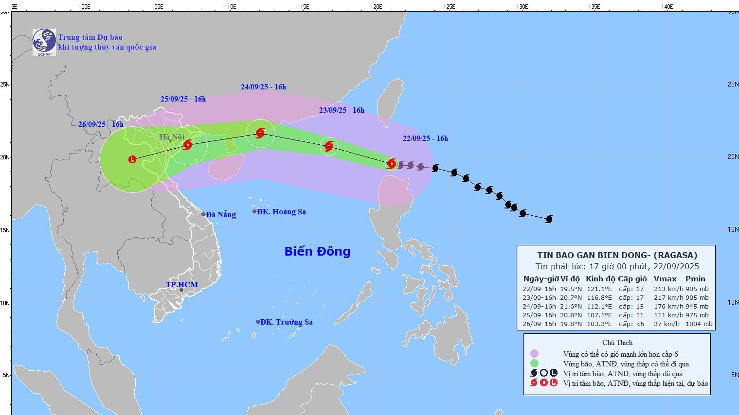 Họp khẩn ứng phó siêu bão Ragasa