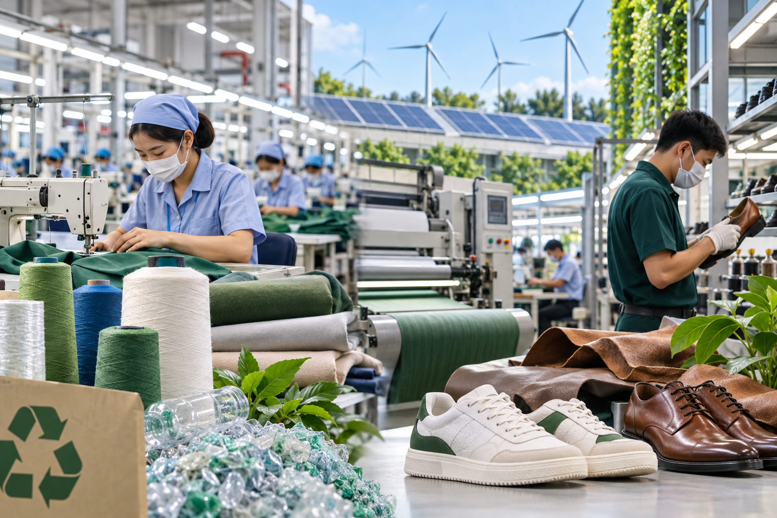Dệt may, da giày: Vốn xanh quyết định lợi thế
