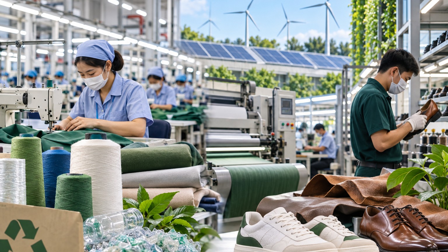 Dệt may, da giày: Vốn xanh quyết định lợi thế