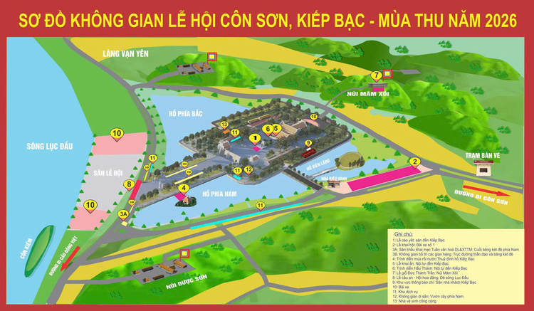 Côn Sơn – Kiếp Bạc mùa Thu 2026: Từ không gian lễ hội đến hành trình di sản Côn Sơn – Kiếp Bạc mùa Thu 2026: Từ không gian lễ hội đến hành trình di sản