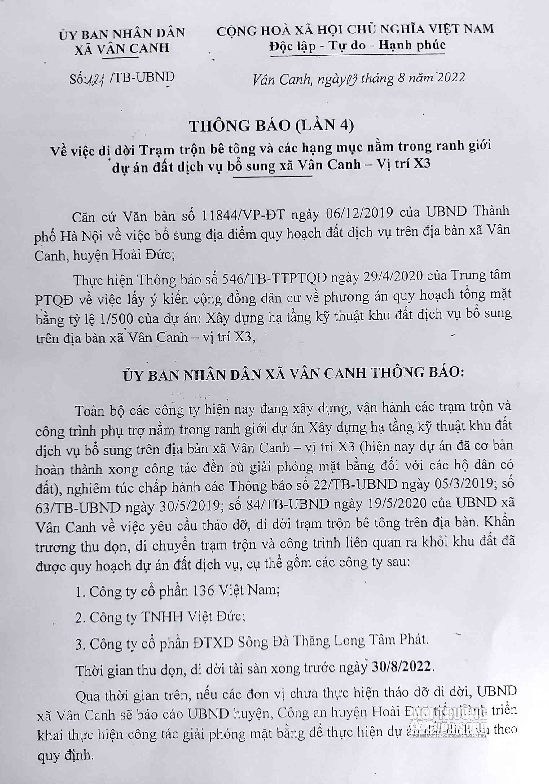 Hoài Đức (Hà Nội): Loạt trạm trộn bê tông hoạt động không phép trên đất nông nghiệp và những hệ lụy về môi trường