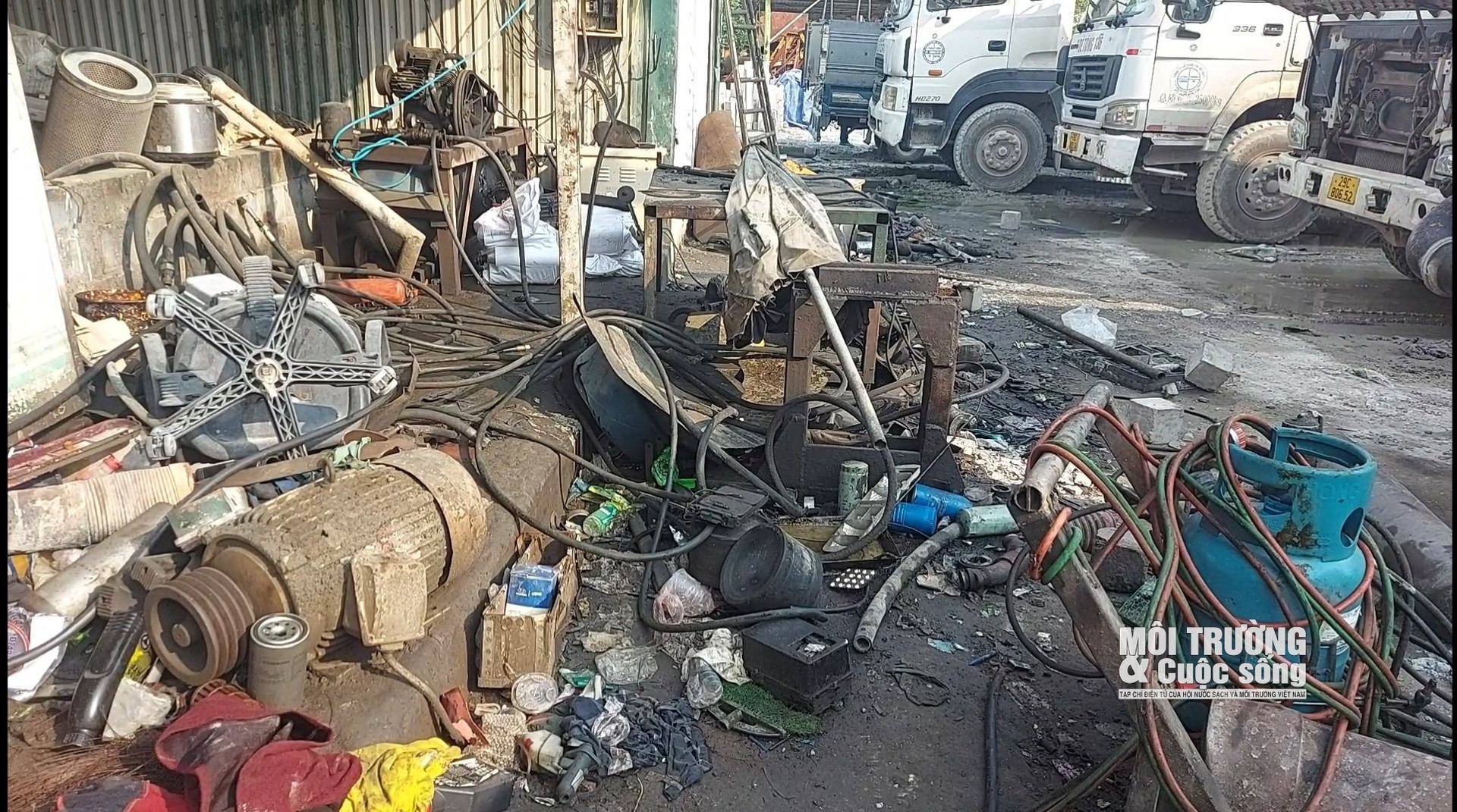 Hoài Đức (Hà Nội): Loạt trạm trộn bê tông hoạt động không phép trên đất nông nghiệp và những hệ lụy về môi trường