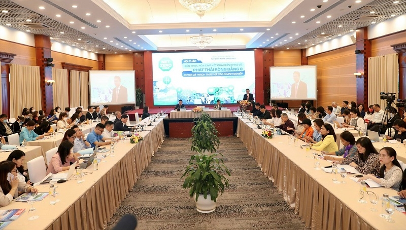 Cộng đồng doanh nghiệp đóng vai trò quan trọng trong hiện thực hóa mục tiêu đưa phát thải ròng về 0