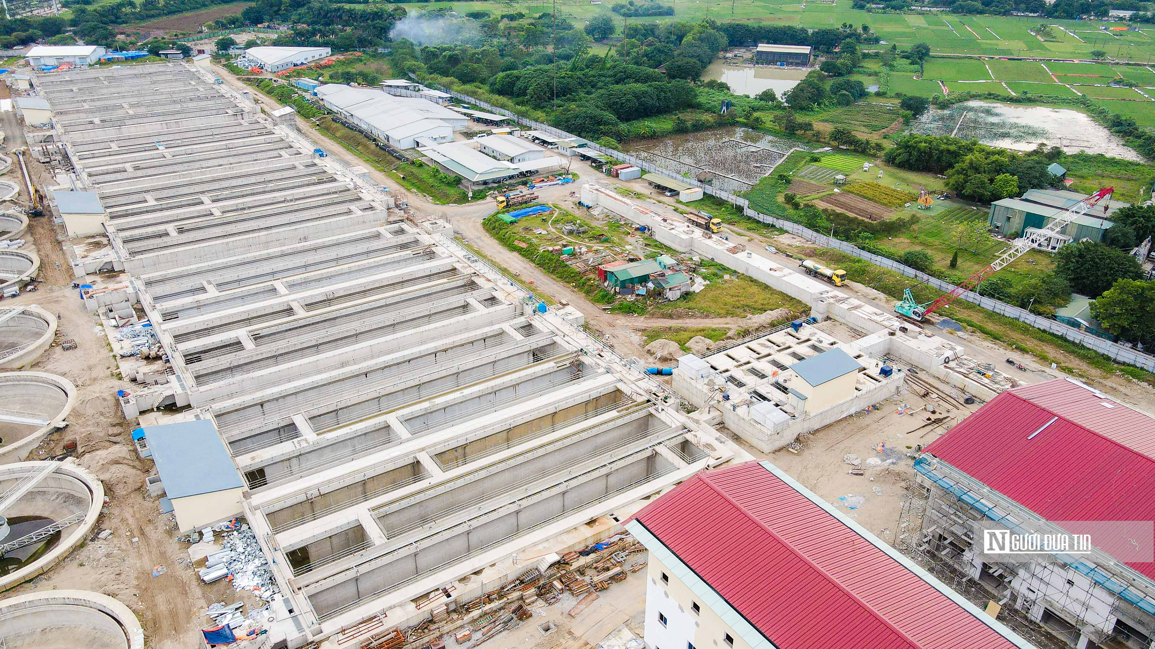 Nhà máy xử lý nước thải Yên Xá hơn 16.000 tỷ đồng chậm tiến độ