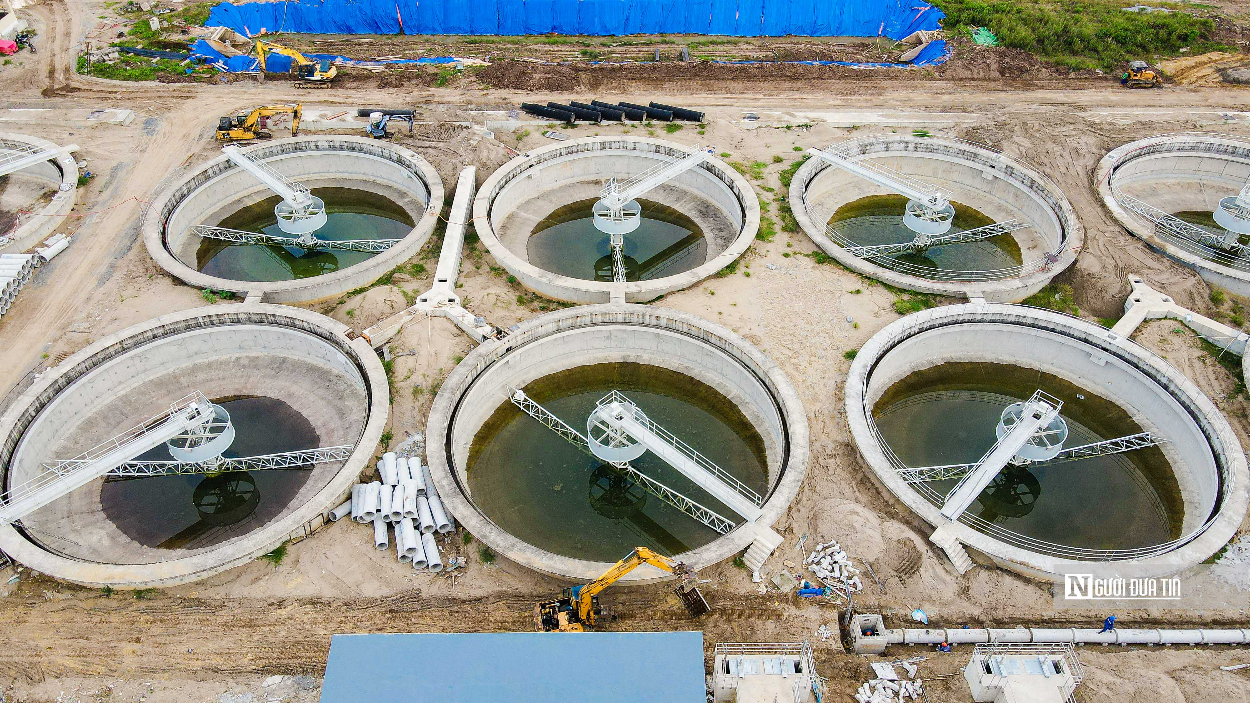 Nhà máy xử lý nước thải Yên Xá hơn 16.000 tỷ đồng chậm tiến độ