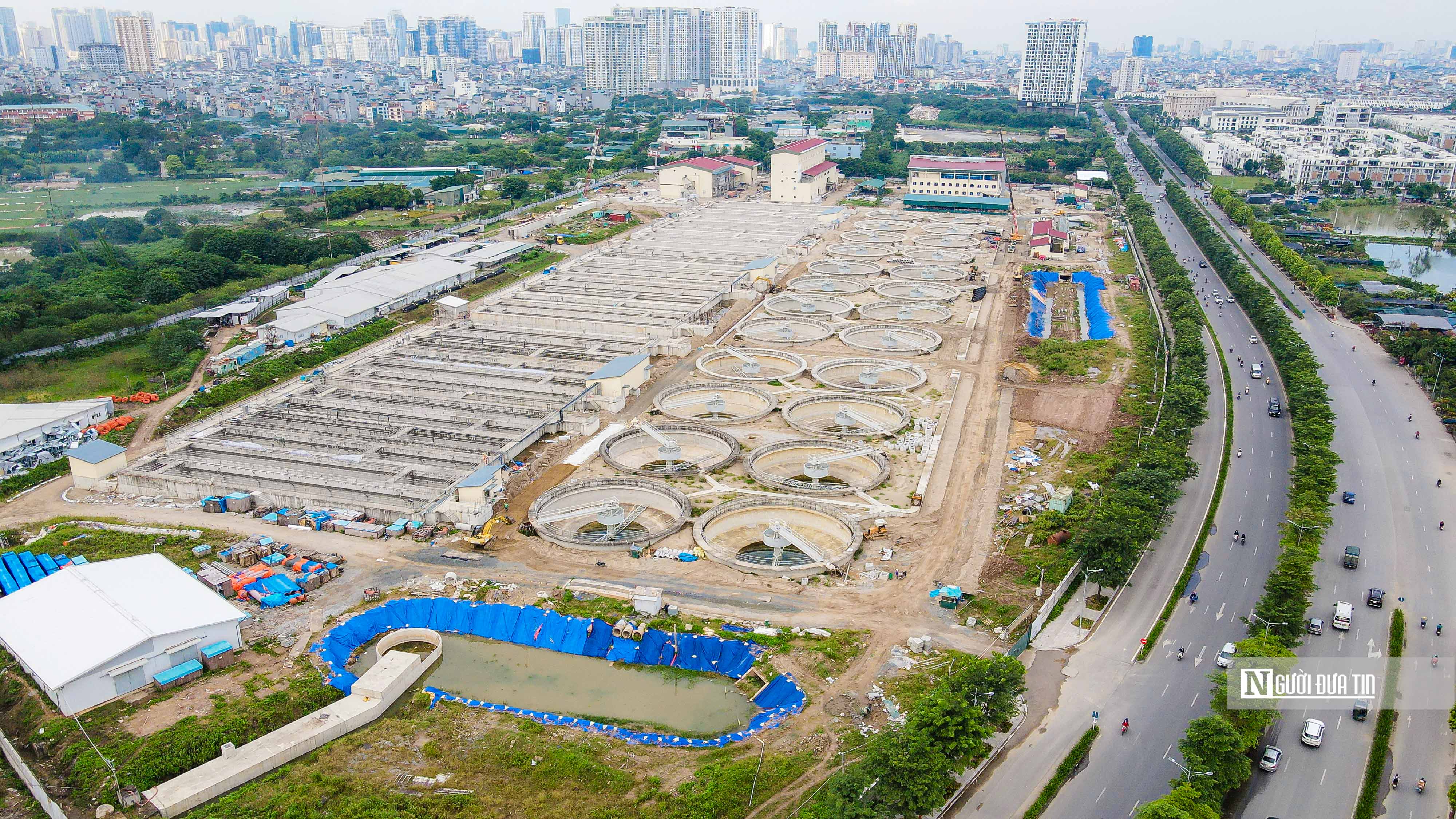 Nhà máy xử lý nước thải Yên Xá hơn 16.000 tỷ đồng chậm tiến độ