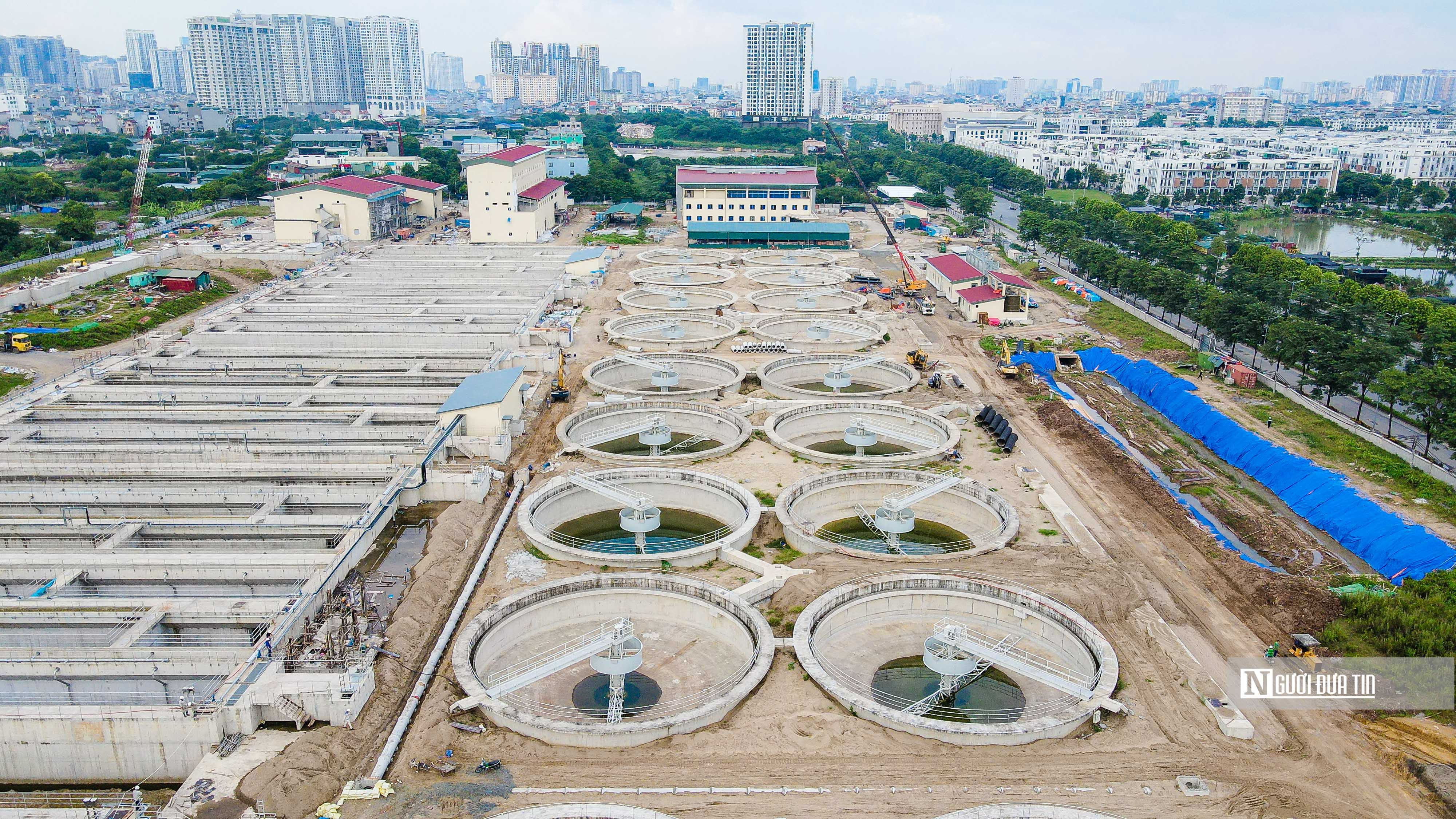 Nhà máy xử lý nước thải Yên Xá hơn 16.000 tỷ đồng chậm tiến độ