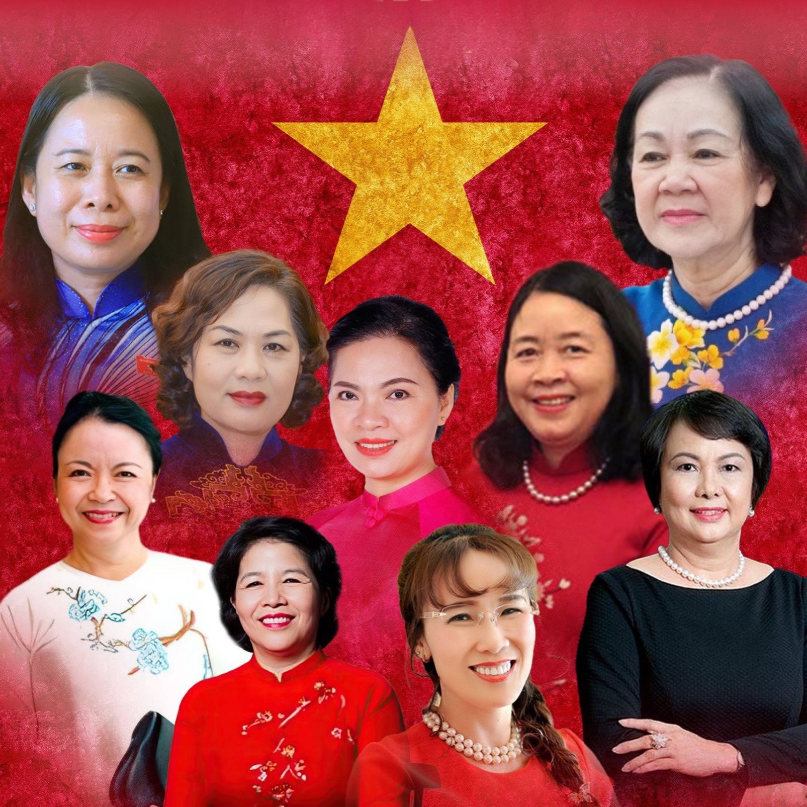 Những nữ lãnh đạo Việt Nam duyên dáng trong tà áo dài