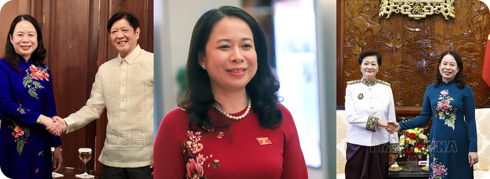 Những nữ lãnh đạo Việt Nam duyên dáng trong tà áo dài