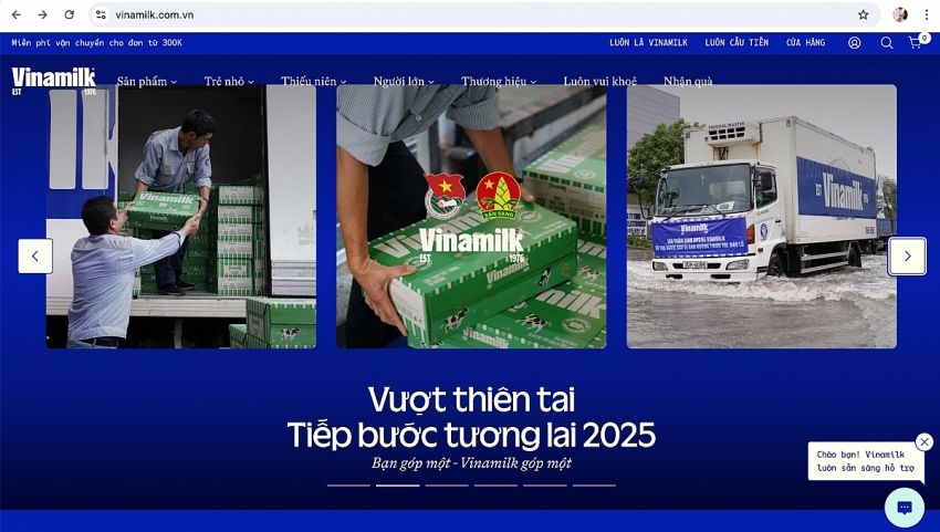 Vinamilk và hành trình sẻ chia với người dân hậu thiên tai