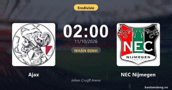 Nhận định Ajax vs NEC Nijmegen: Điểm nóng cuộc đua tốp đầu