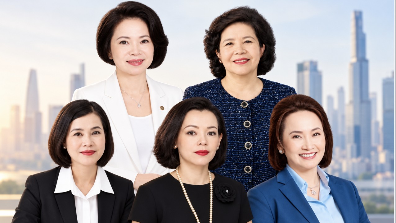Chân dung 5 nữ doanh nhân Việt Nam góp mặt trong danh sách quyền lực nhất châu Á 2026