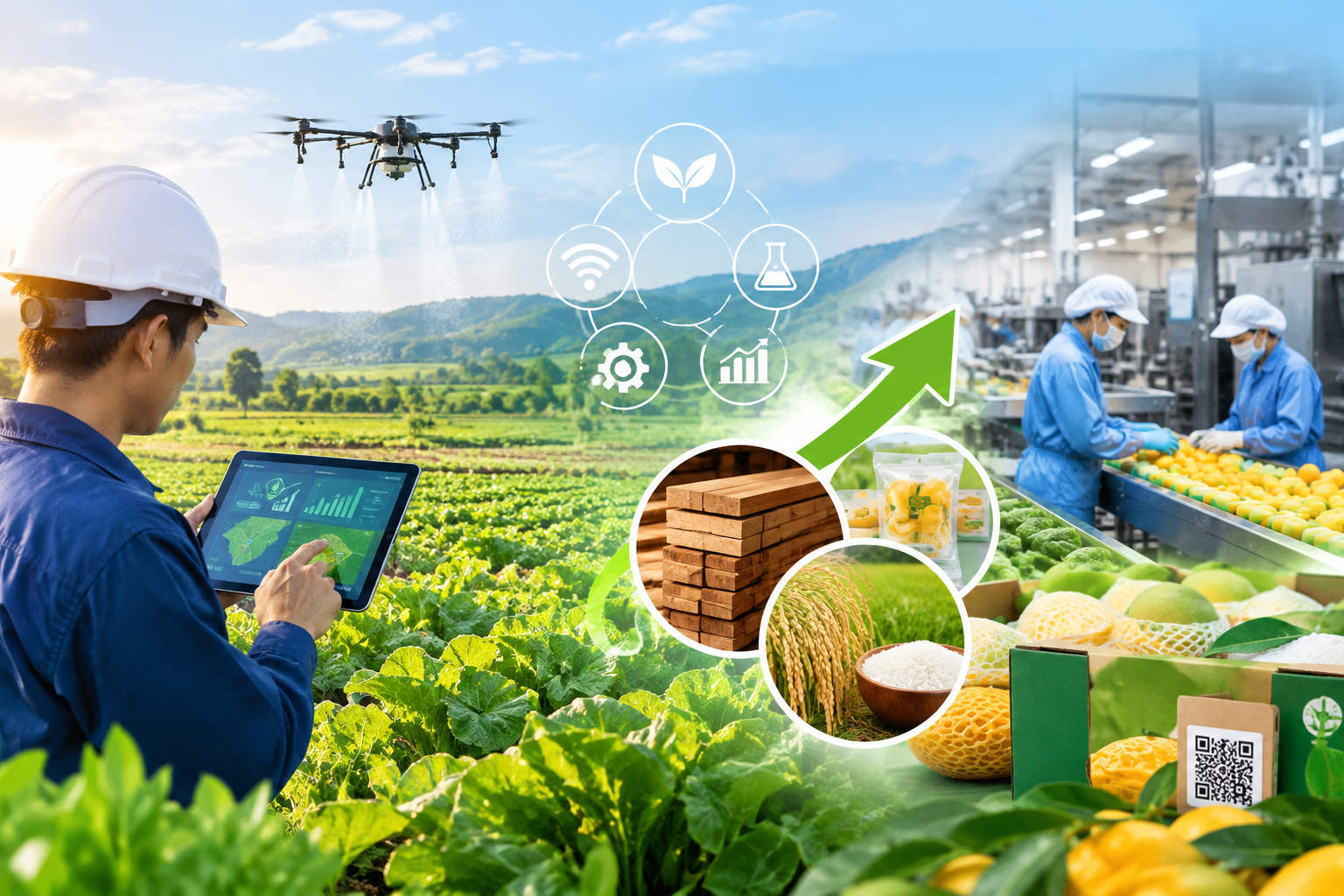 Nông nghiệp Việt Nam tìm động lực tăng trưởng từ khoa học công nghệ và chế biến sâu