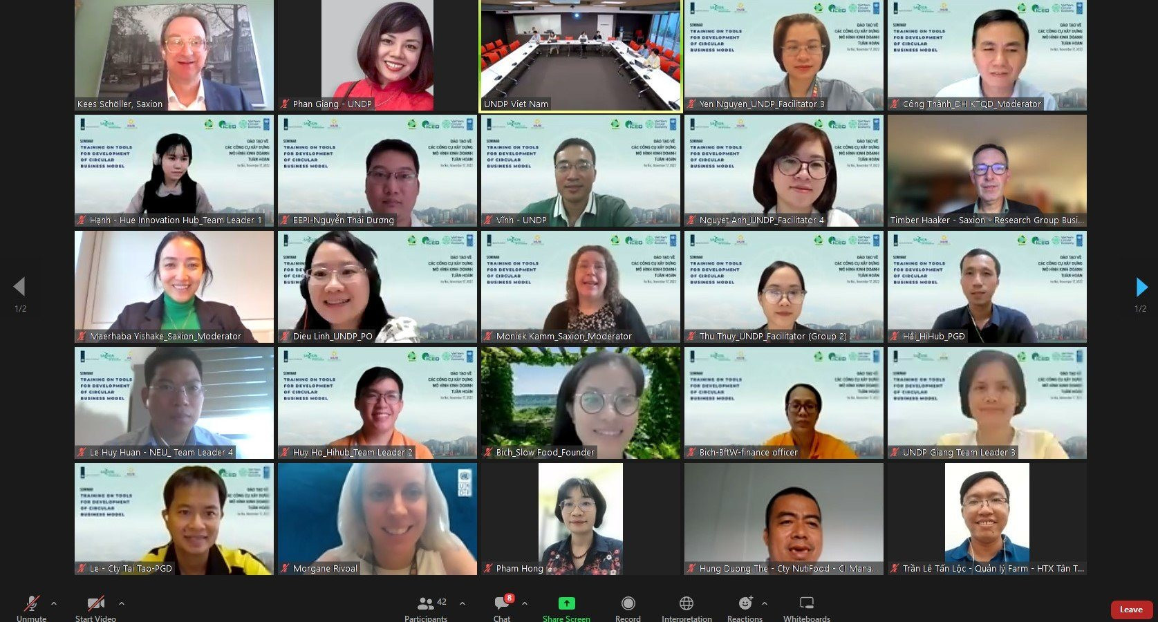 Tăng cường năng lực về mô hình kinh doanh tuần hoàn cho các doanh nghiệp