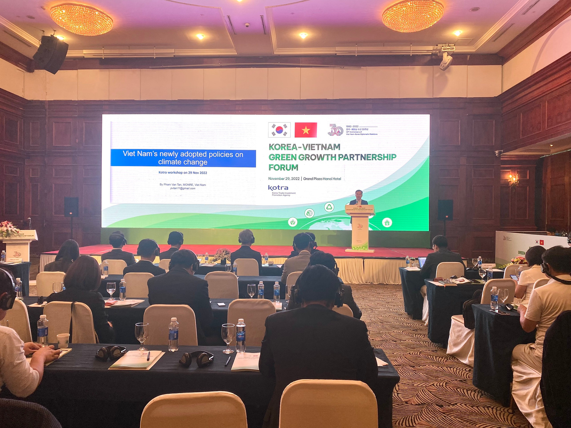 Thúc đẩy hợp tác tăng trưởng xanh giữa Việt Nam và Hàn Quốc Thúc đẩy hợp tác tăng trưởng xanh giữa Việt Nam và Hàn Quốc