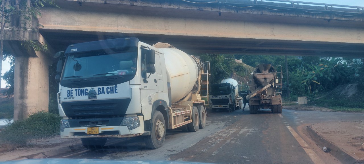 Cần kiểm tra dấu hiệu gây ô nhiễm môi trường tại trạm bê tông Ba Chẽ