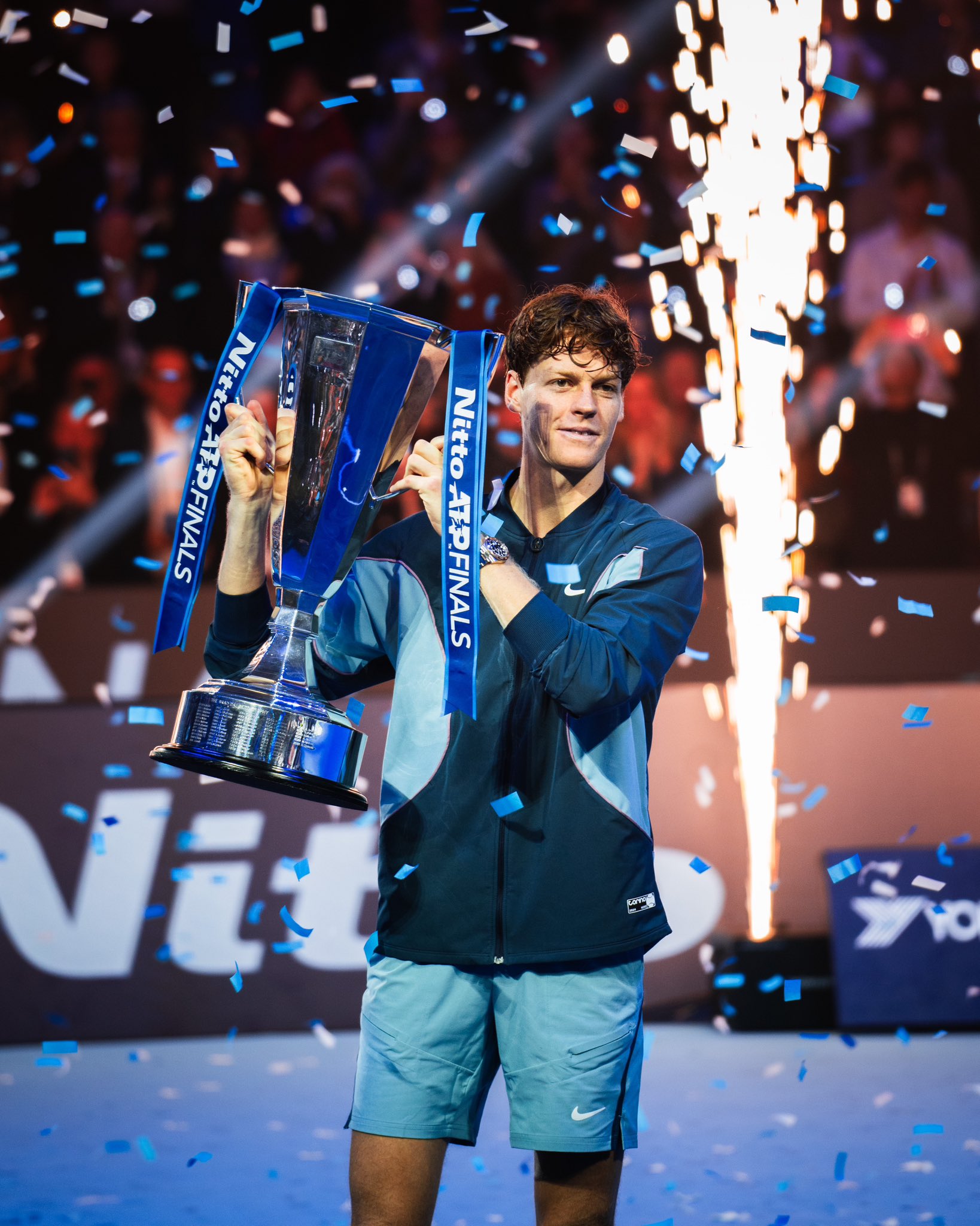 Sinner lập loạt cột mốc, người đầu tiên thắng 70 trận trong 1 mùa từ năm 2016