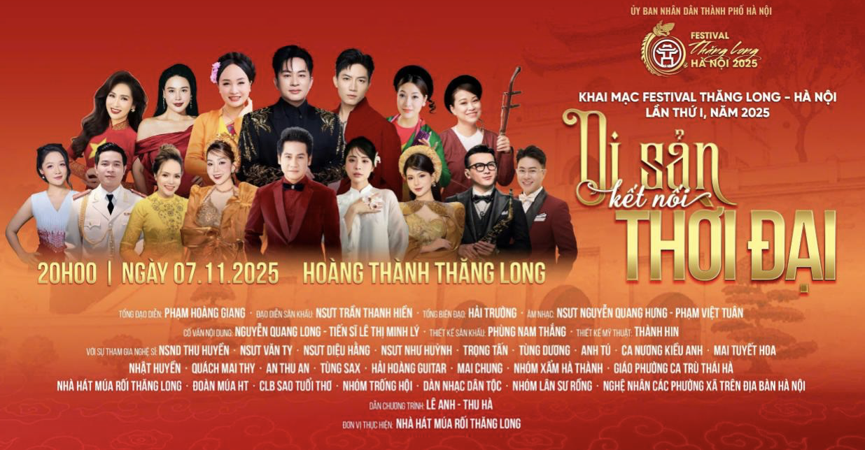 Festival Thăng Long - Hà Nội 2025:  Di sản ngàn năm vọng khúc thời đại