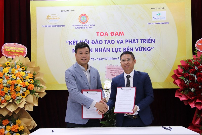 Tạp chí Công nghiệp Nông Thôn: Tọa đàm “Kết nối đào tạo và phát triển nguồn nhân lực bền vững” Tạp chí Công nghiệp Nông Thôn: Tọa đàm “Kết nối đào tạo và phát triển nguồn nhân lực bền vững”