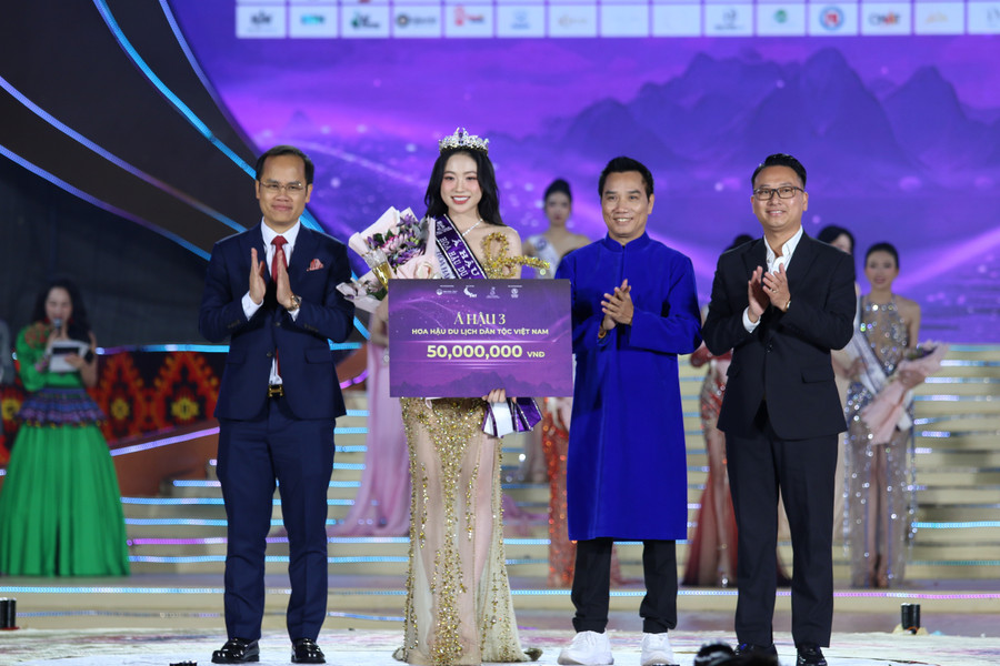 Trần Minh Phương đăng quang Hoa hậu Du lịch dân tộc Việt Nam 2025