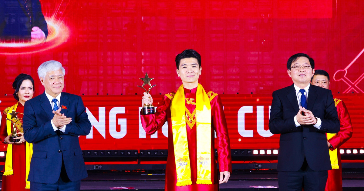 Doanh nhân Đỗ Quang Vinh được vinh danh trong top 10 Giải thưởng Sao Đỏ 2025