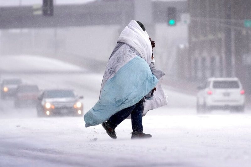 'Bom bão tuyết' càn quét nước Mỹ 'Bom bão tuyết' càn quét nước Mỹ