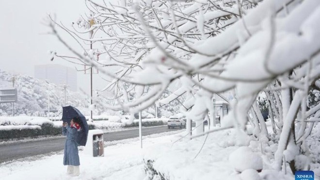 Bắc Kinh hứng đợt tuyết lớn đầu tiên trong mùa đông 2025