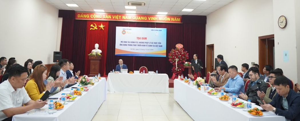 Tọa đàm mô hình tài chính P2C trong phát triển kinh tế xanh: Góc nhìn pháp lý và thực tiễn Tọa đàm mô hình tài chính P2C trong phát triển kinh tế xanh: Góc nhìn pháp lý và thực tiễn