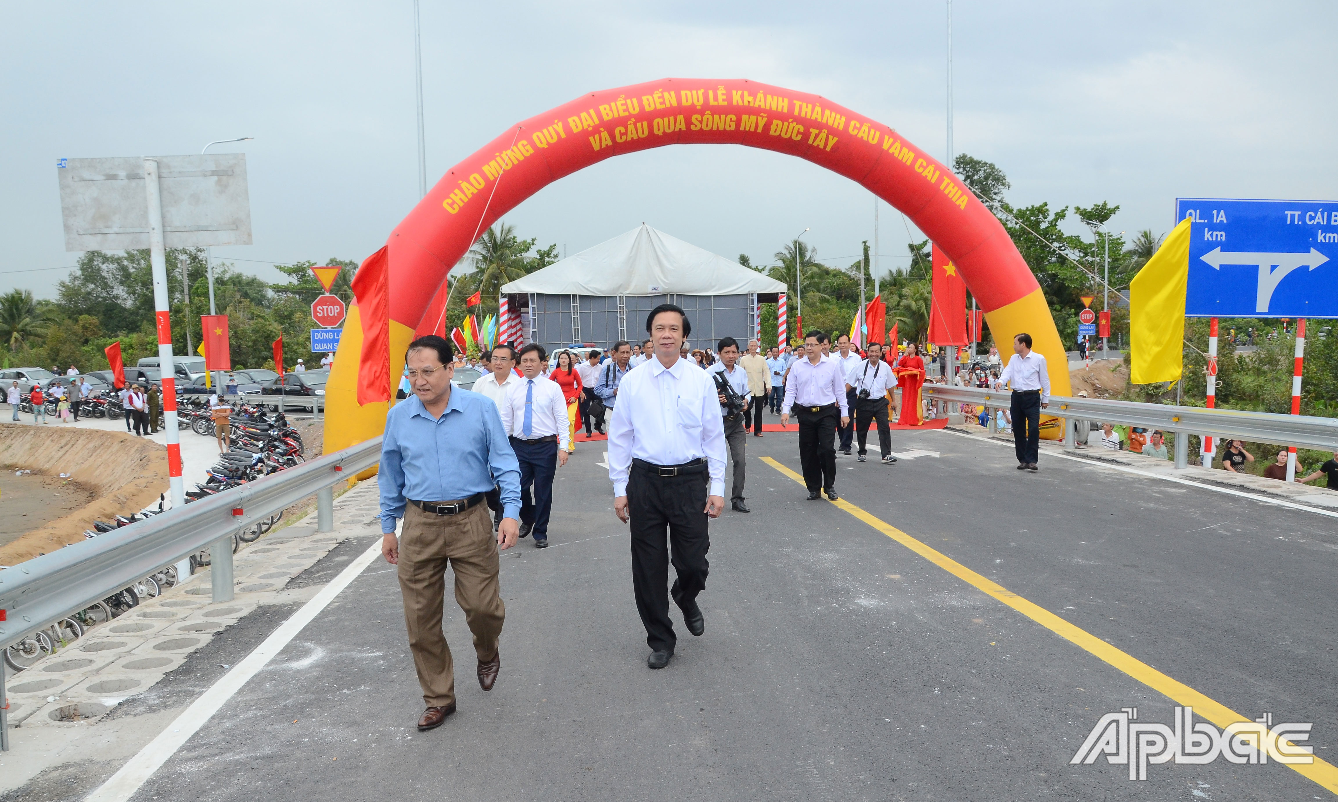 Tiền Giang: Khánh thành cầu Vàm Cái Thia và cầu qua sông Mỹ Đức Tây